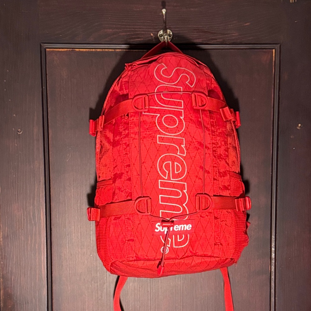 Supreme FW18 Red Backpack